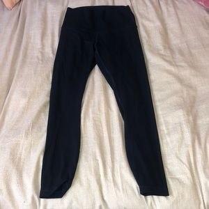 Navy blue lululemon leggings